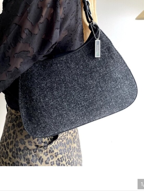Coach Handbags - Coach Wool Shoulder Bag